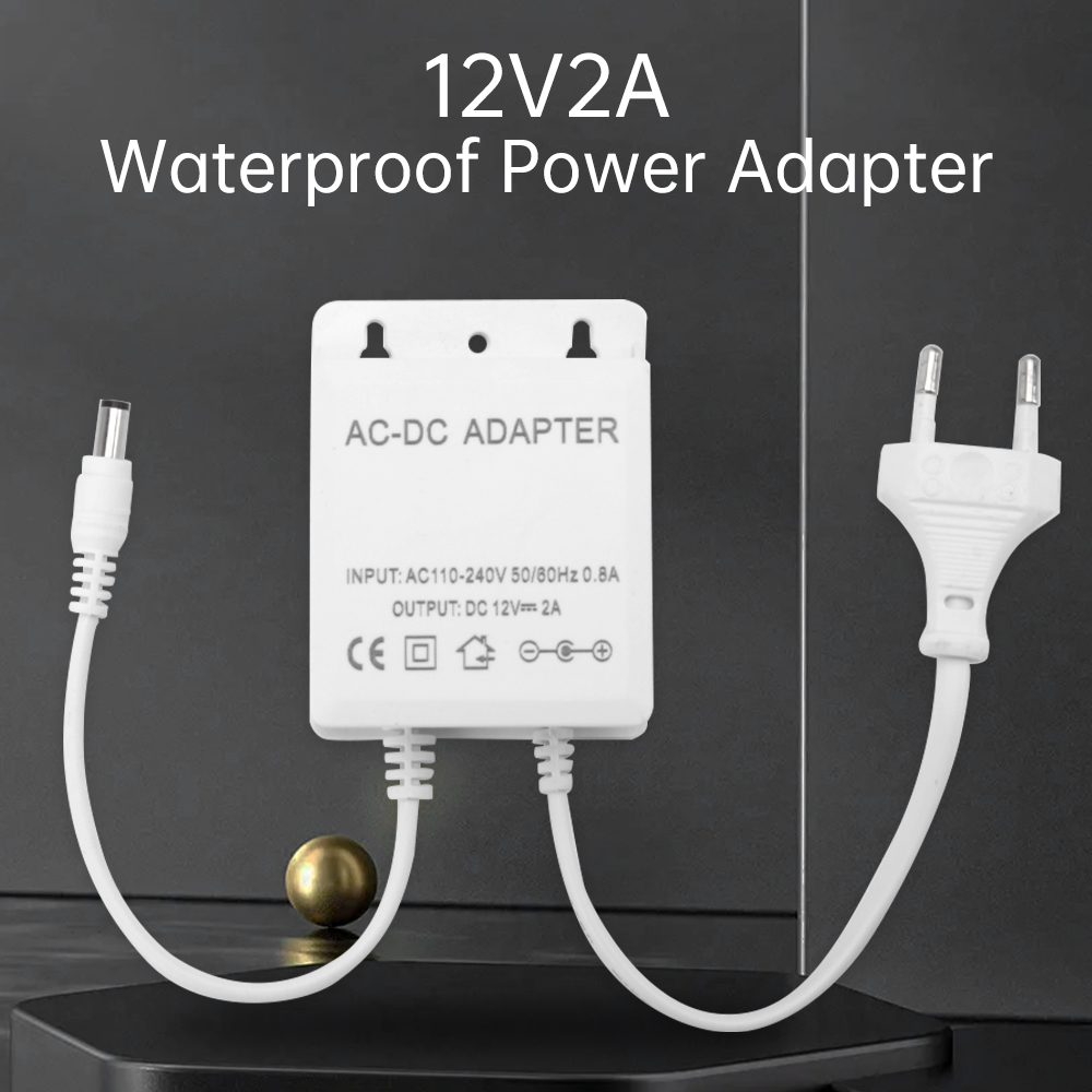 Home Security Outdoor Cameras - DC12V 2A EU Adapter wtyczki bezpieczeństwo