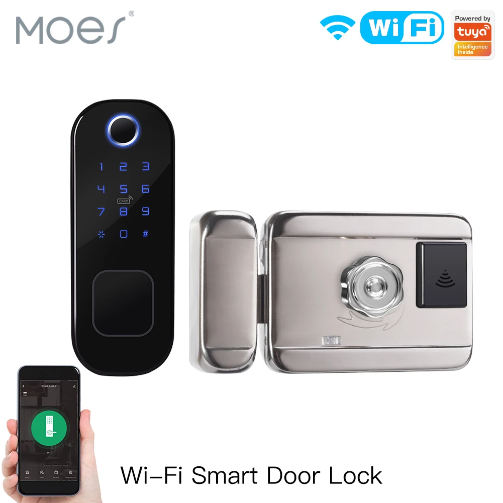 Home Security Gate - MOES WiFi Tuya inteligentny zamek do
