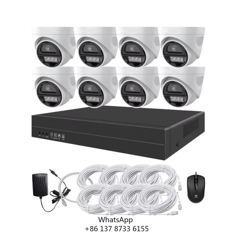 Home Security Outdoor Cameras - Zestaw kamer CCTV 4-kanałowy 8-kanałowy Full