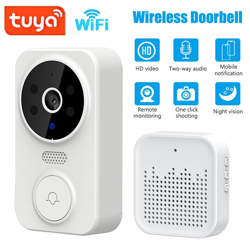 Home Security Monitoring Service - WiFi inteligentna kamera wideodomofonowa noktowizor inteligentny
