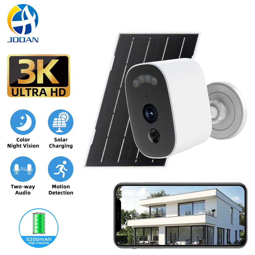 Home Security Battery - Kamera bezpieczeństwa Jooan 3K HD, solarna,