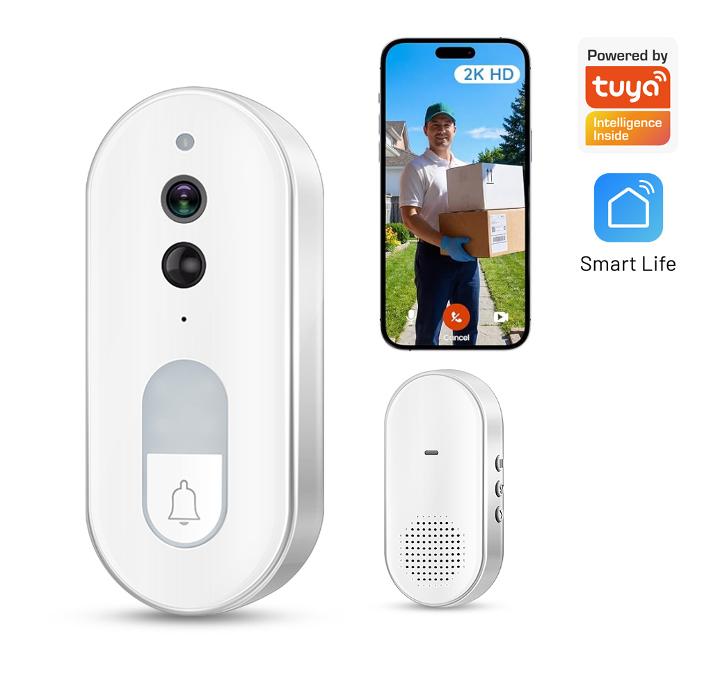 Home Security Monitoring Service - Inteligentny wideodomofon Tuya, bezprzewodowy, kamera zewnętrzna