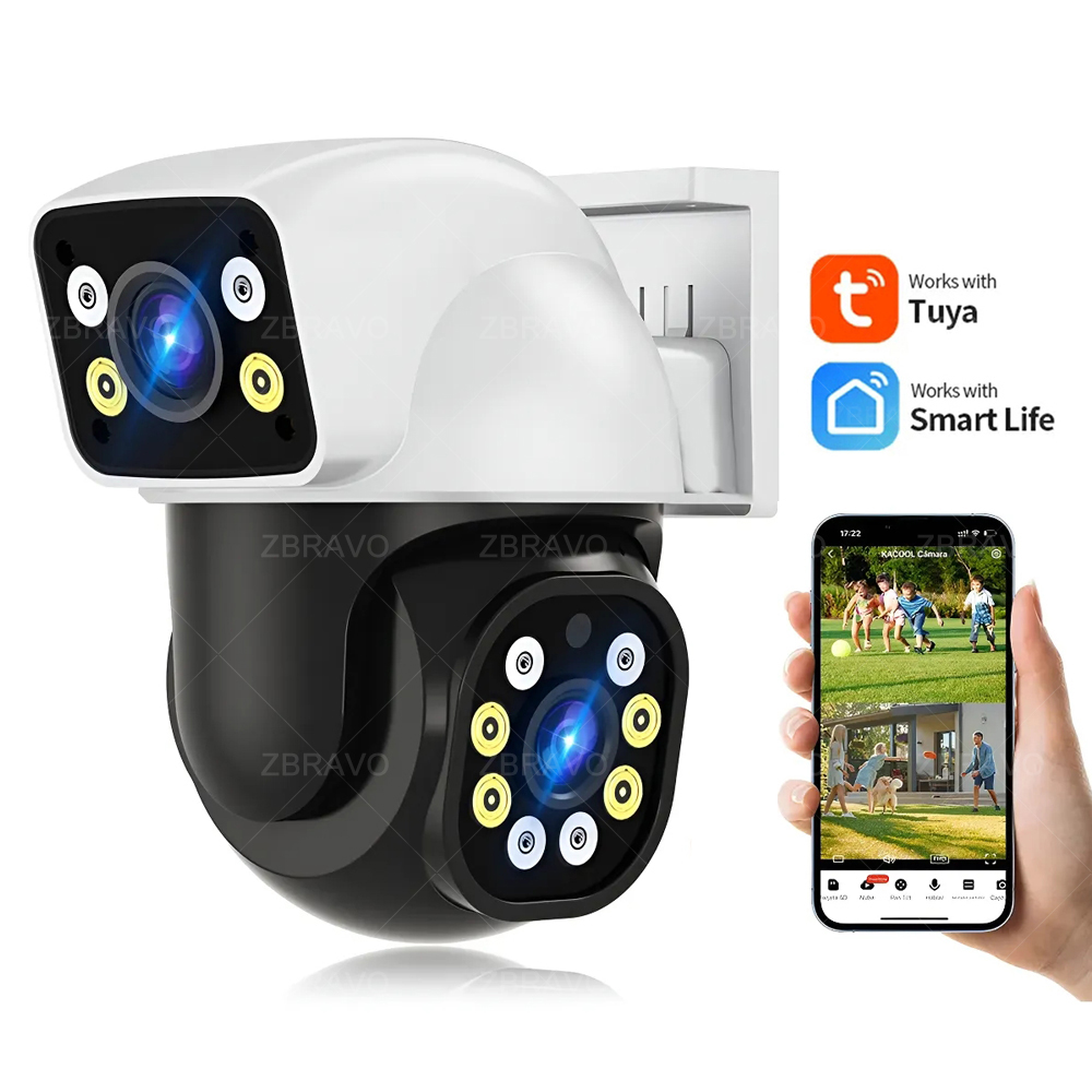 Home Security Outdoor Cameras - Smartlife 8MP WiFi Tuya Kamera Zewnętrzna