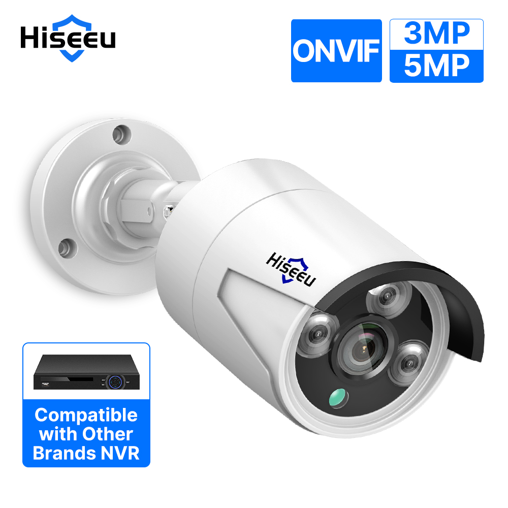 Home Security Nvr - Hiseeu 5MP Audio IP Security Surveillance