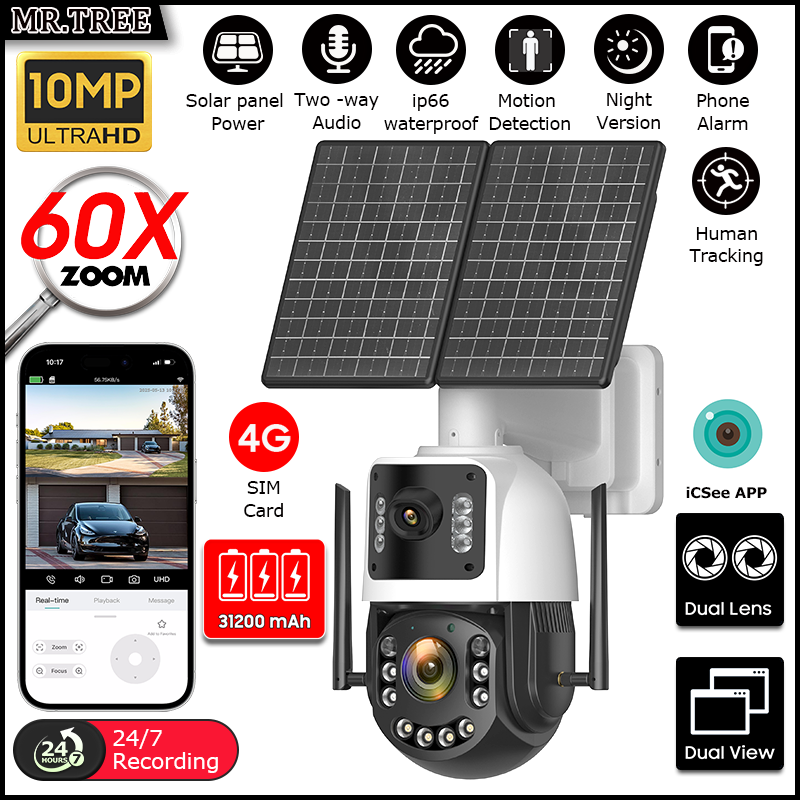 Home Security Battery - Metalowa kamera bezpieczeństwa AOV Solar 4K
