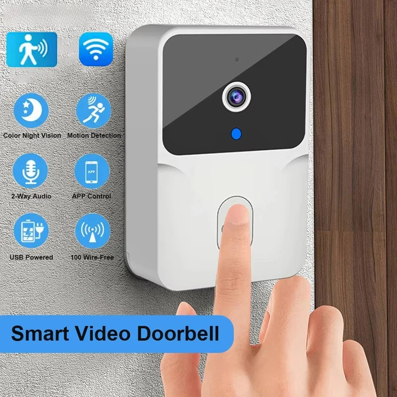Home Security Monitoring Service - Inteligentny dzwonek do drzwi WiFi z