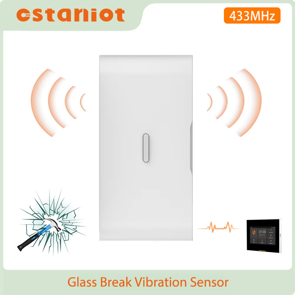 Home Security Gate - Czujnik wibracji i stłuczenia szyby Staniot