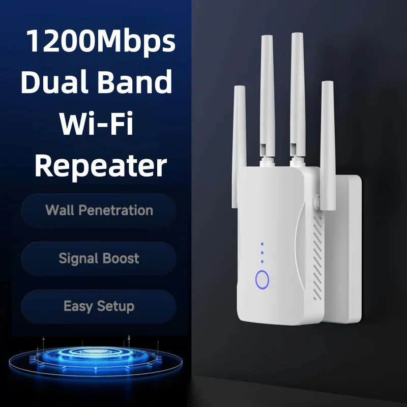 Home Security Outdoor - Wzmacniacz sygnału WiFi Dual Band 2.4G/5GHz