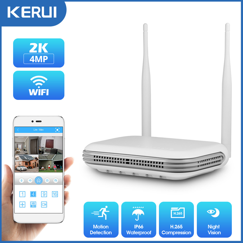 Home Security Outdoor Cameras - KERUI 2K 4MP zewnętrzna kamera Full