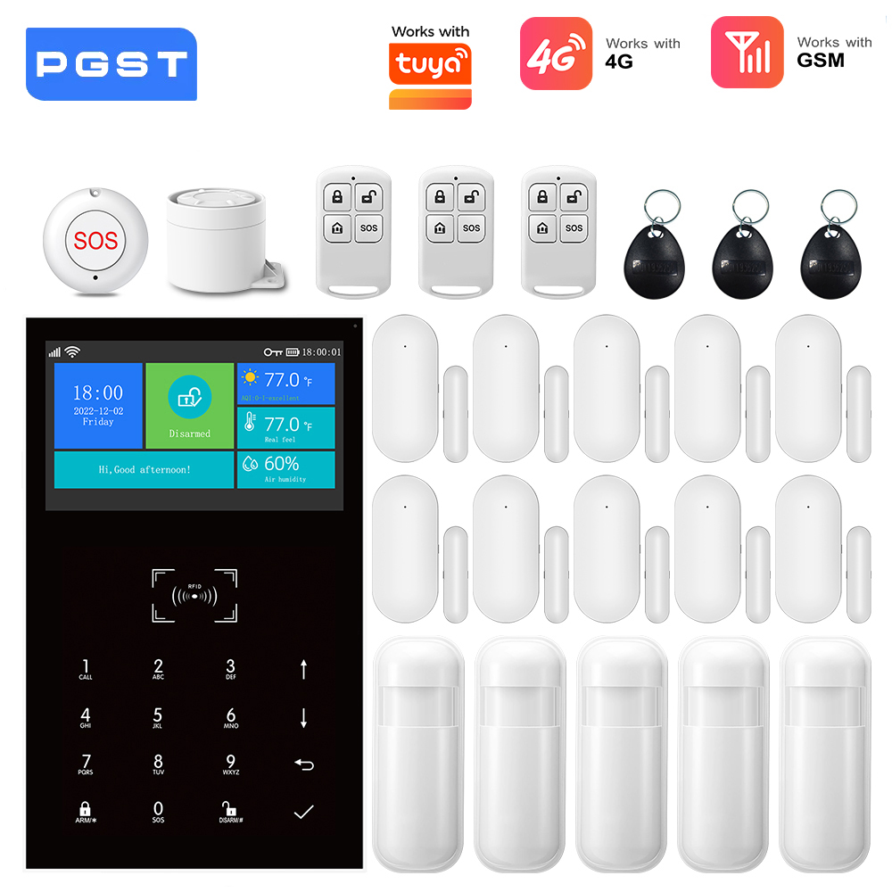 Home Security Diy - System alarmowy 4G GSM WiFi współpracujący