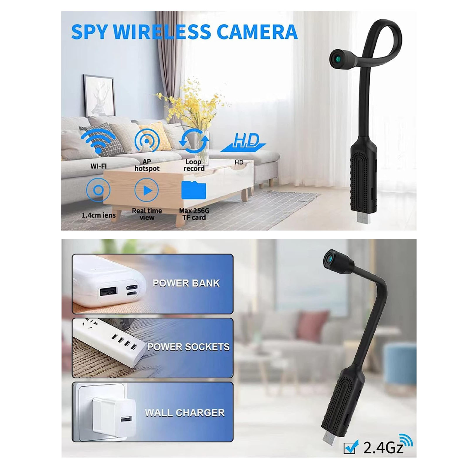 Kamera bezprzewodowa USB Mini  – Home Security Monitoring Service recenzja i cena