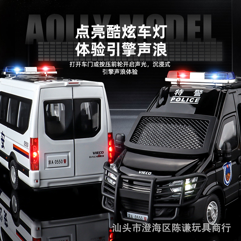 1:24 Metalowy Model Samochodu  – Home Security Police recenzja i cena