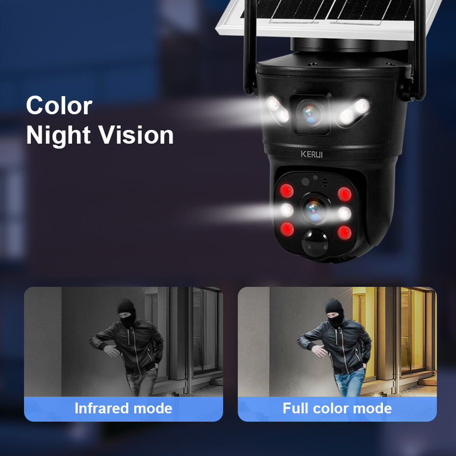 KERUI 6MP 4G SIM WiFi Kamera S – Home Security Outdoor Camera System recenzja i cena