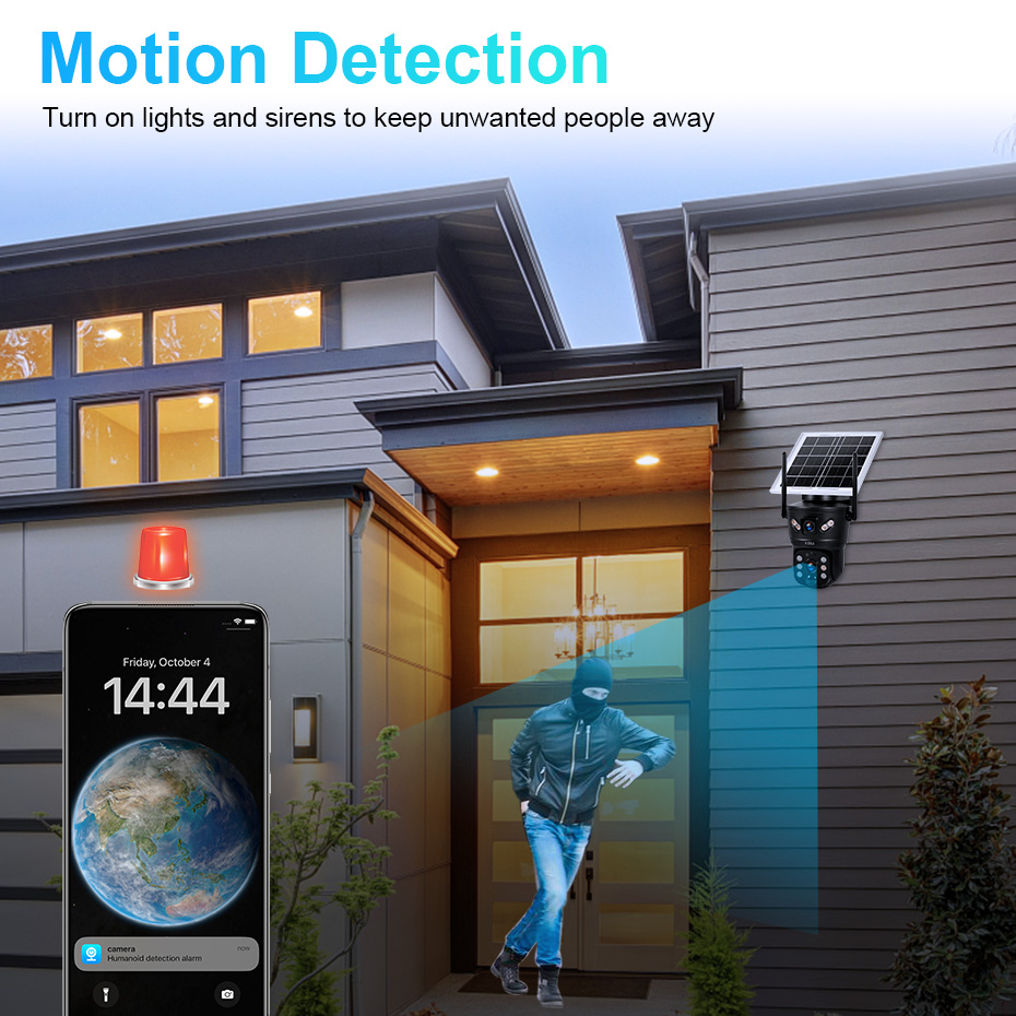 KERUI 6MP 4G SIM WiFi Kamera S – Home Security Outdoor Camera System recenzja i cena