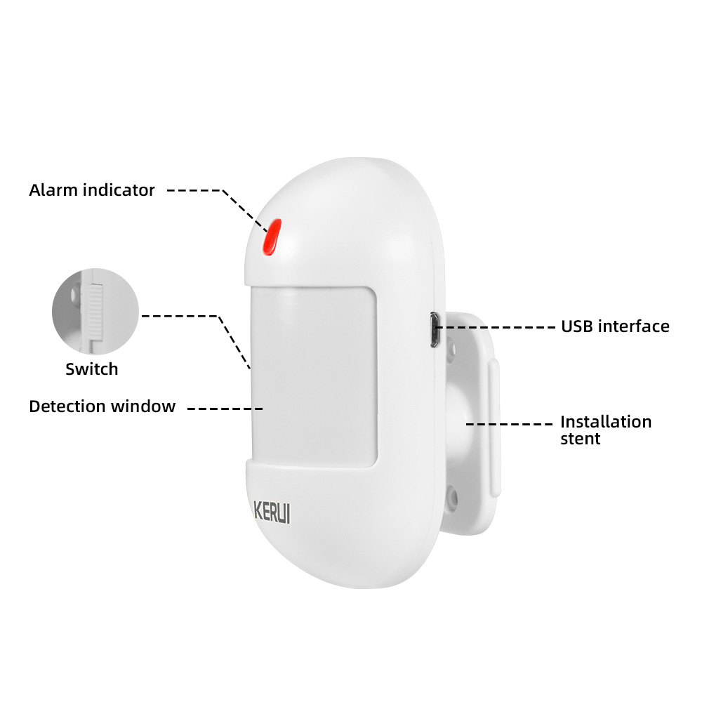 KERUI bezprzewodowy czujnik ru – Home Security Battery recenzja i cena