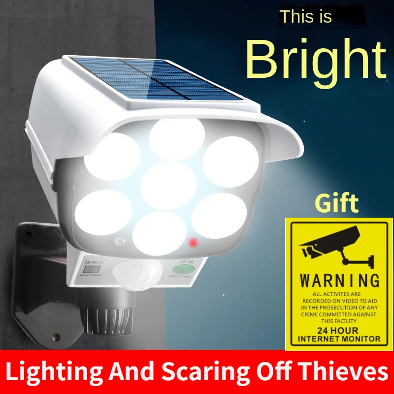 Zewnętrzna lampa słoneczna z c – Home Security Outdoor Cameras recenzja i cena