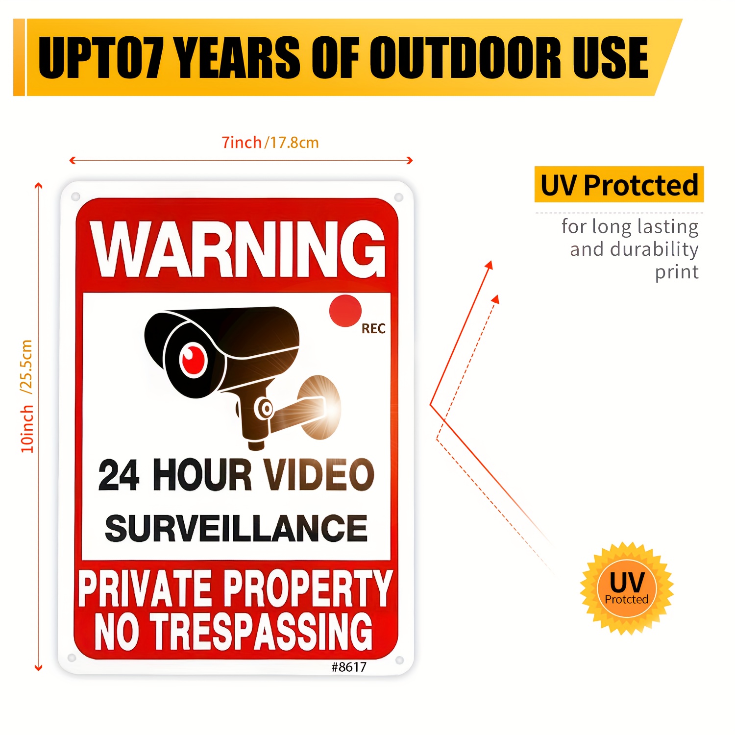 Tablica ostrzegawcza z napisem – Home Security Outdoor recenzja i cena