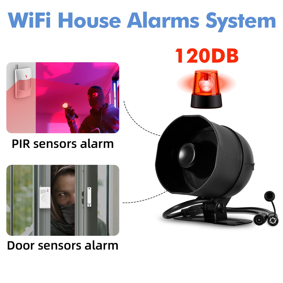 KERUI 120db syrena alarmowa Wi – Home Security Diy recenzja i cena