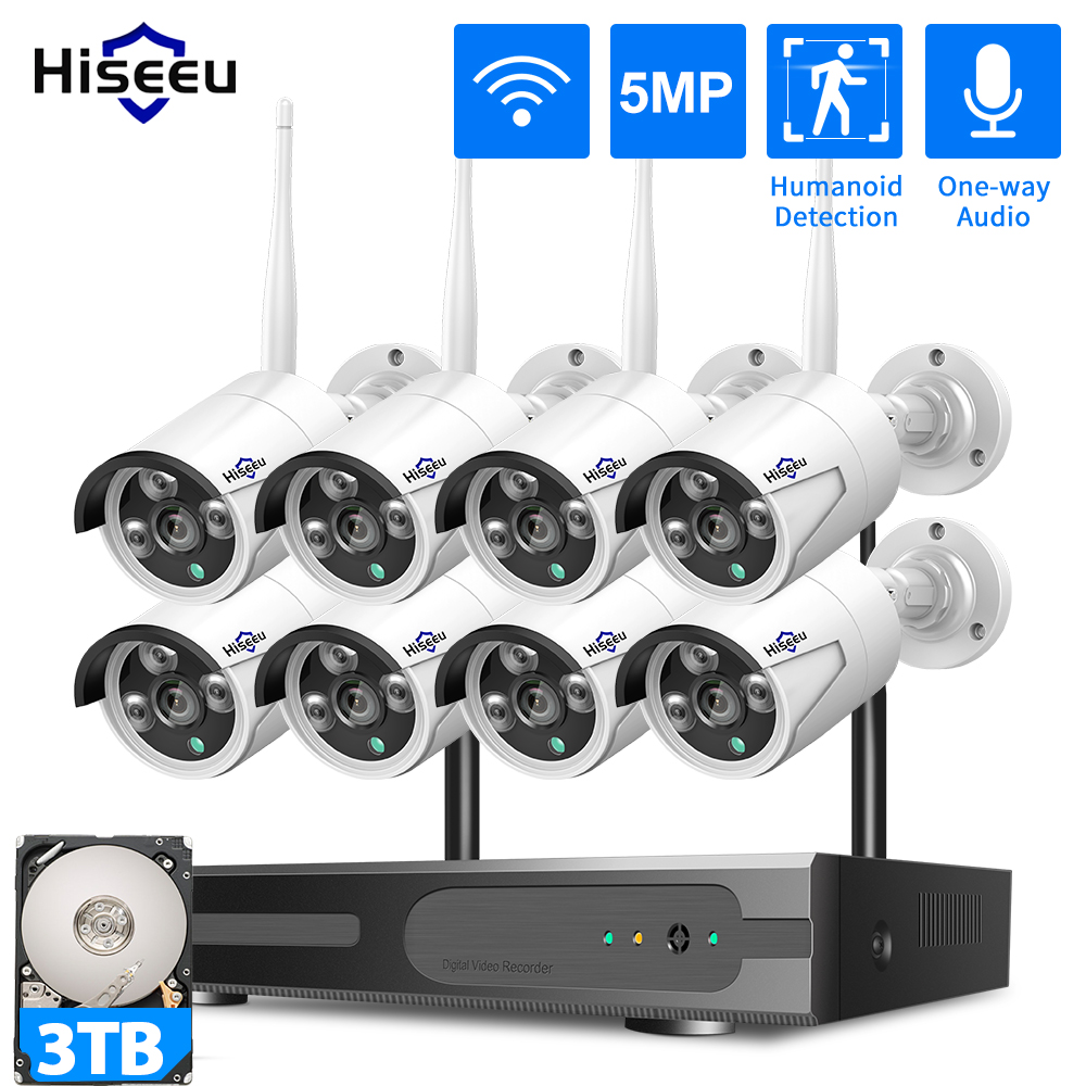 Hiseeu 3/5/8MP WiFi System Mon – Home Security Nvr recenzja i cena