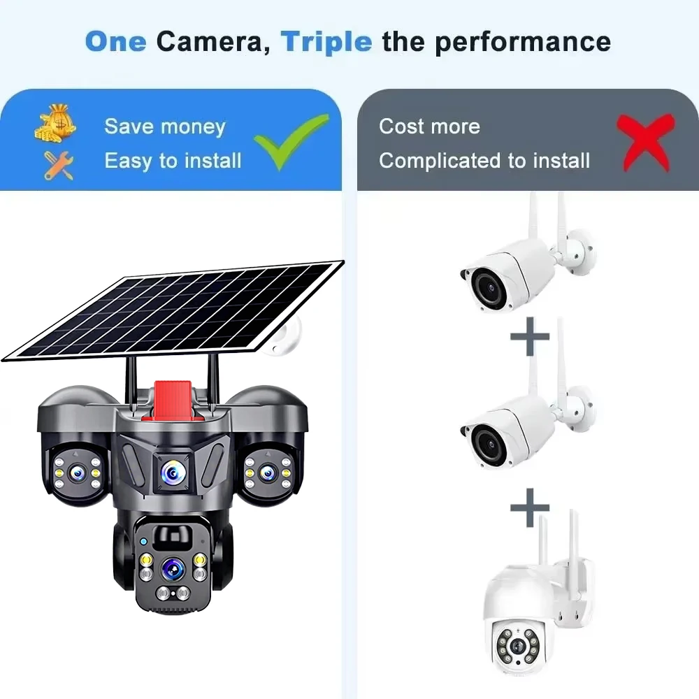 KERUI V380 Pro Zewnętrzna Kame – Home Security Outdoor Cameras recenzja i cena