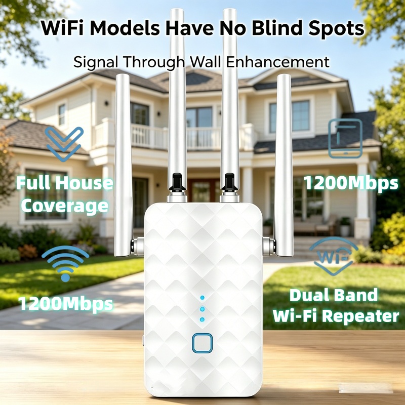 Wzmacniacz sygnału WiFi 1200Mb – Home Security Outdoor recenzja i cena