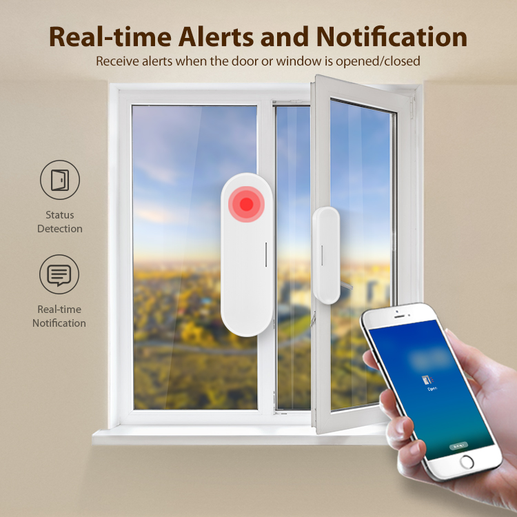 Czujnik otwarcia drzwi/okien T – Home Security Battery recenzja i cena