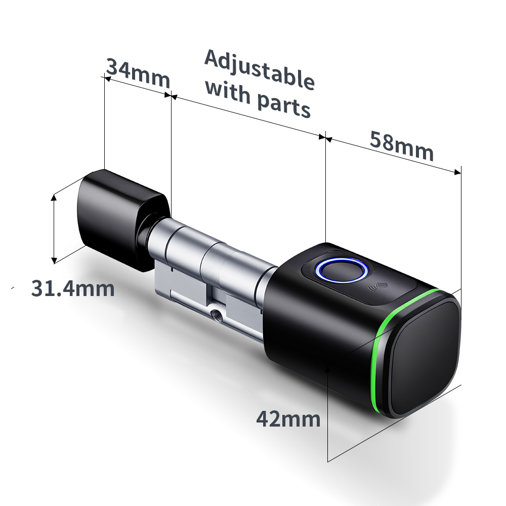Inteligentny zamek cylindryczn – Home Security Battery recenzja i cena